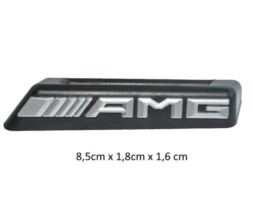 NEW AMG LOGO BADGE FRONT DUMMY EMBLEM MERCEDES W205 C63 W212 W117 C117 CLA45 A45 HAJP0243