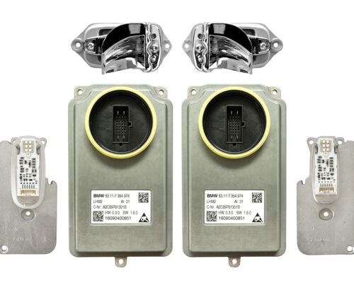 NOWY OE ZESTAW MODUŁ SKRĘTU DO REFLEKTORÓW LED KIERUNKOWSKAZ BMW 7 F01 F02 F03 LCI 7354974 – 63117339055 + 63117339023