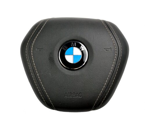 OE PODUSZKA POWIETRZNA AIRBAG KIEROWNICY CZARNA SKÓRA BMW 5 G30 G31 7 G11 G12 32306876405