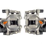 2X NEW OE BRAKE CALIPER + PADS REAR VW GOLF TOURAN T-ROC AUDI A3 Q2 SKODA OCTAVIA SEAT LEON TOLEDO 5Q0615405ER