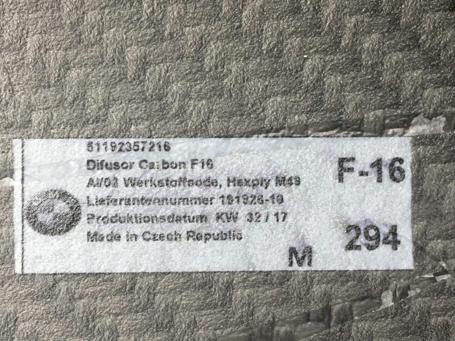 NOWY OE CARBON DYFUZOR ZDERZAKA TYLNEGO SPOILER NAKŁADKA BMW X6 F16 M 2357216 - 51192357216 NOWY OE CARBON DYFUZOR ZDERZAKA TYLNEGO SPOILER NAKŁADKA BMW X6 F16 M 2357216 - 51192357216 - obrazek 4