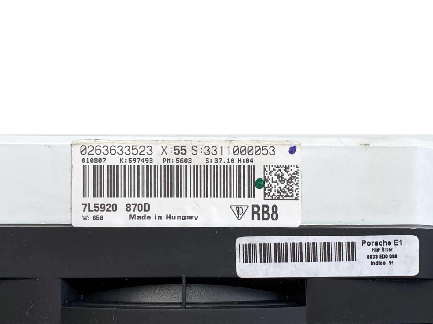 NOWY OE LICZNIK PRĘDKOŚCIOMIERZ ZEGARY PORSCHE CAYENNE 4.5 V8 2002 - 2007 7L5920870D NOWY OE LICZNIK PRĘDKOŚCIOMIERZ ZEGARY PORSCHE CAYENNE 4.5 V8 2002 - 2007 7L5920870D - obrazek 3