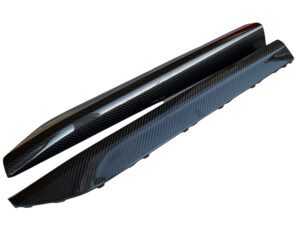 2X NOWE ORYGINALNE LISTWY LISTWA DRZWI CARBON AUDI Q5 SQ5 2017-2021 80A 80A853525 80A222526B 80A222525B