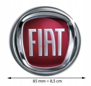 NOVÝ ORIGINÁLNÍ ODZNAK ZNAK LOGO ODZNAK 85MM FIAT PANDA PUNTO EVO
