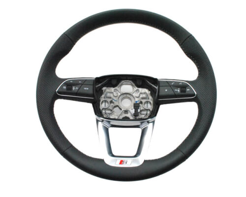 NOVÝ OE VOLANT ČERNÝ KOŽENÝ MULTIFUNKČNÍ AUDI Q3 83A419091H