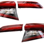 4X NOVÉ ORIGINÁLNÍ ZADNÍ SVĚTLA PRO ŠKODA KAROQ 57A945308 57A945307 57A945207 57A945208