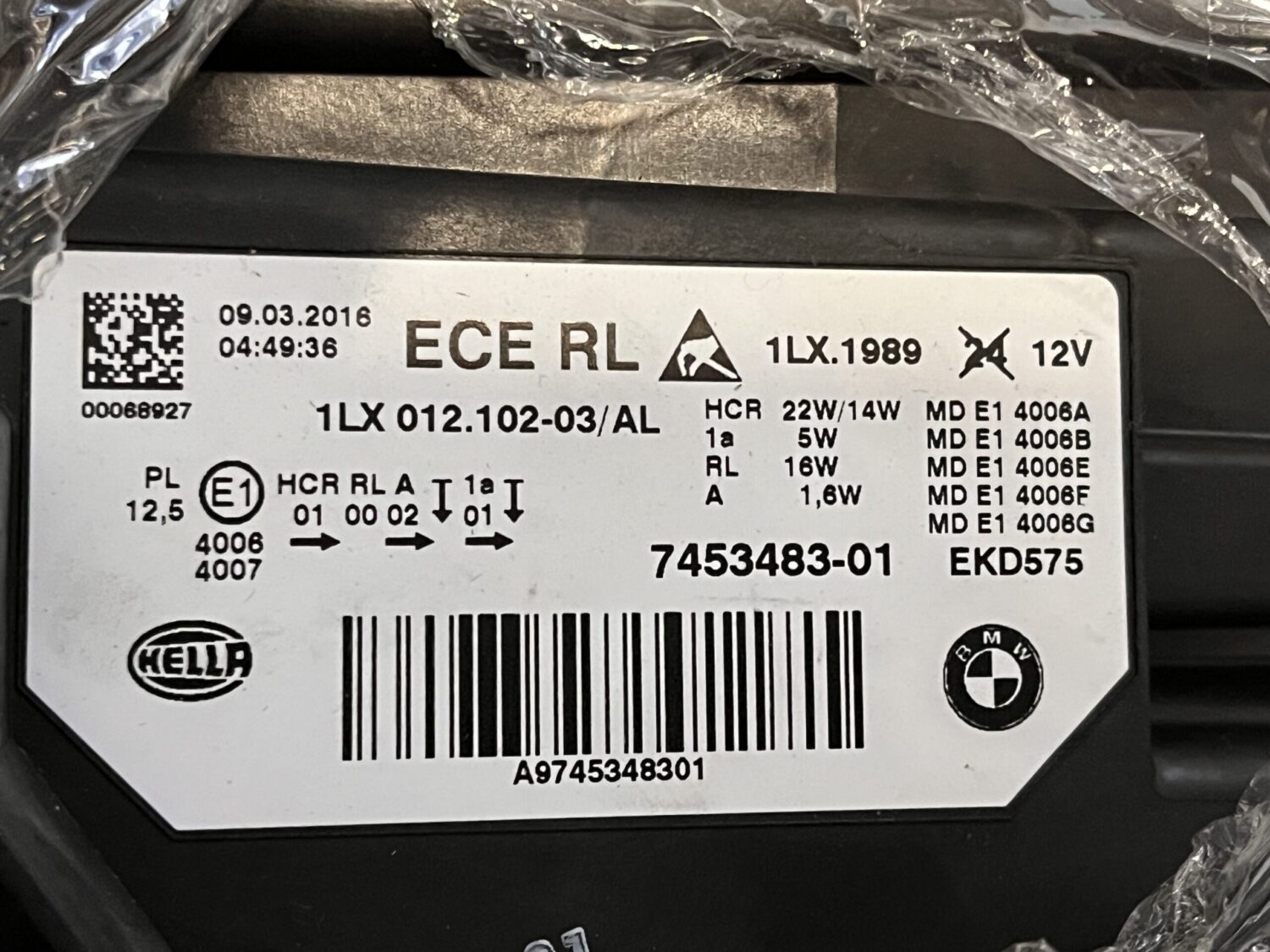 2X NOWE OE REFLEKTORY LAMPY LED BMW 3 F30 F31 M3 7453483-01 , 7453484 2X NOWE OE REFLEKTORY LAMPY LED BMW 3 F30 F31 M3 7453483-01 , 7453484 - obrazek 8