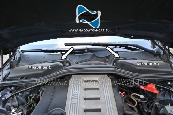 2X NOVÉ OE FILTRY BOSCH KABINOVÝ PYLOVÝ FILTR UHLÍKOVÝ MIKROFILTR BMW 5 E60 E61 6 E63 E64 BOSCH NR.1987432402 - Obrázek 4